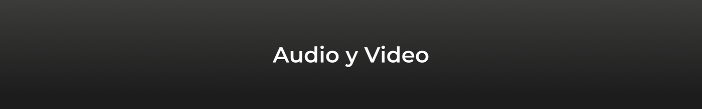 Audio & Video