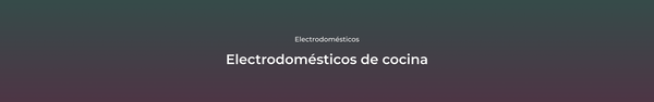 Electrodomésticos de cocina