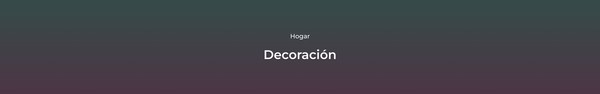 Decoración
