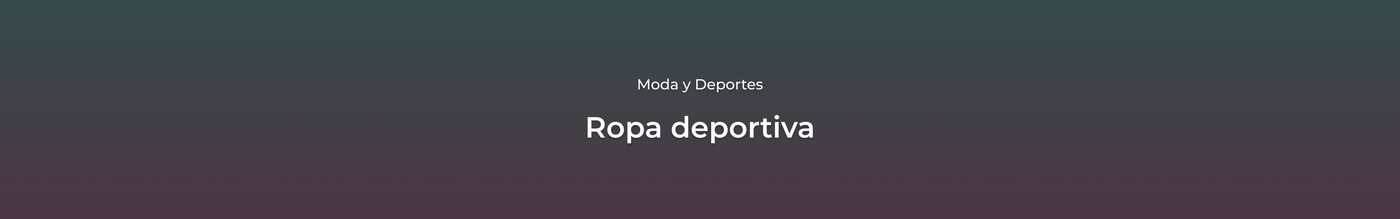 Ropa deportiva