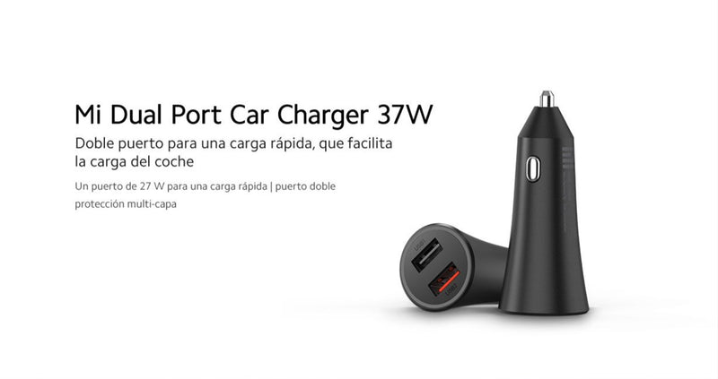 Cargador Para Auto Doble Puerto 37W