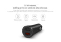 Cargador Para Auto Doble Puerto 37W