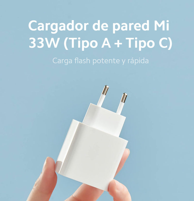 Mi 33W Cargador De Pared (Tipo A + Tipo C)