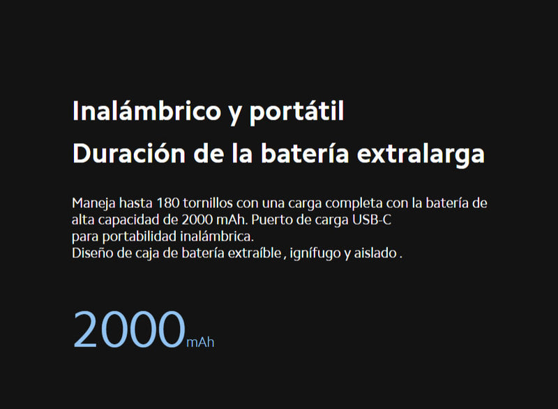 Destornillador Eléctrico Inalámbrico