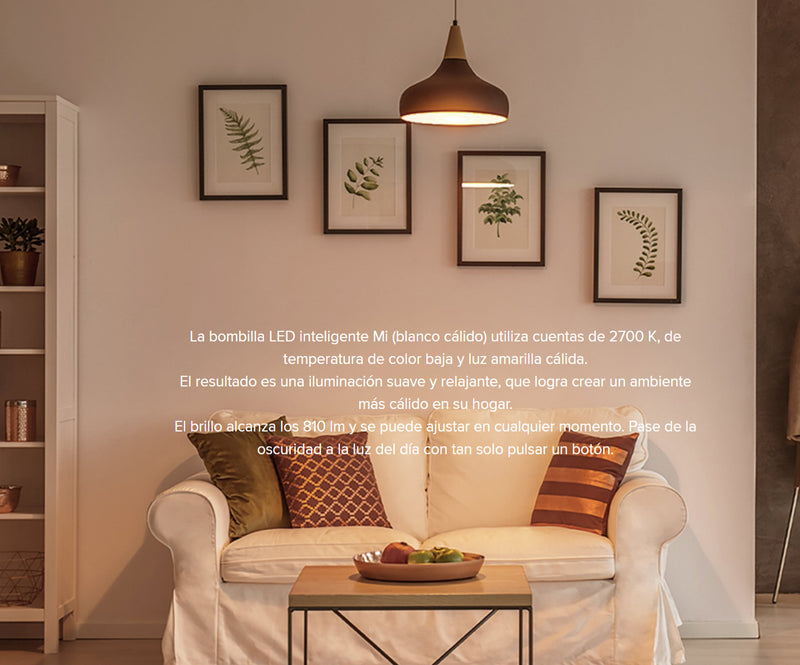 Bombilla LED Inteligente (Blanco Cálido)