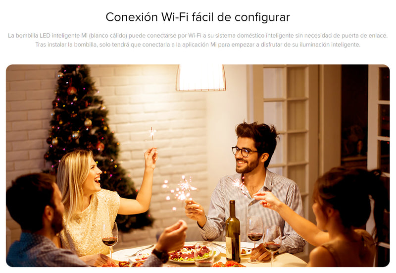 Bombilla LED Inteligente (Blanco Cálido)