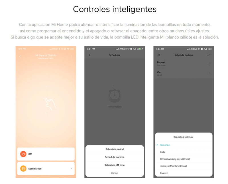 Bombilla LED Inteligente (Blanco Cálido)