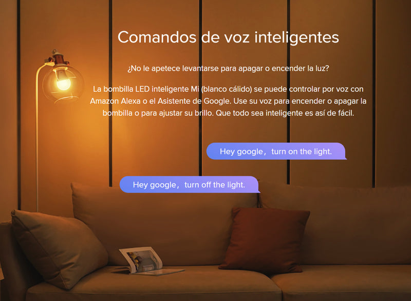 Bombilla LED Inteligente (Blanco Cálido)