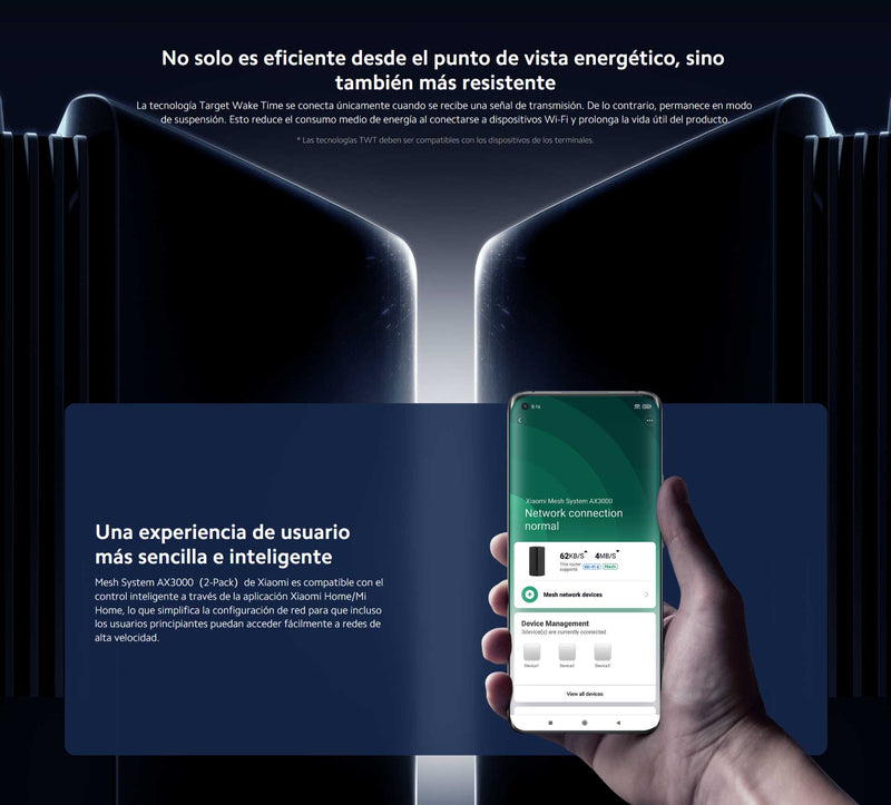 Extensor de Wifi Xiaomi AX3000 (2 pack)
