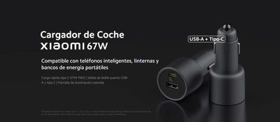 Xiaomi 67W Car Charger (USB-A + Type-C)