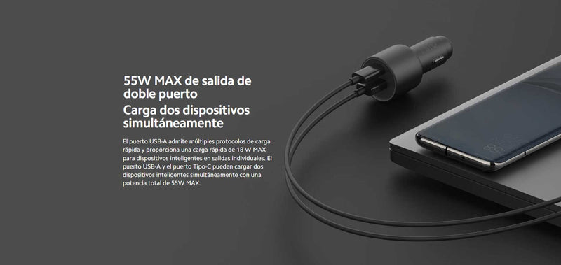 Xiaomi 67W Car Charger (USB-A + Type-C)