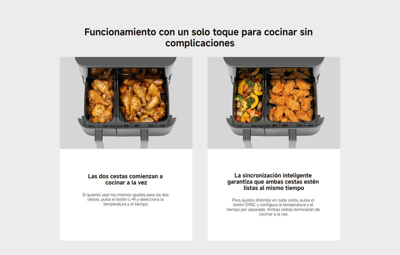 Xiaomi Freidora a Aire Dual 10L