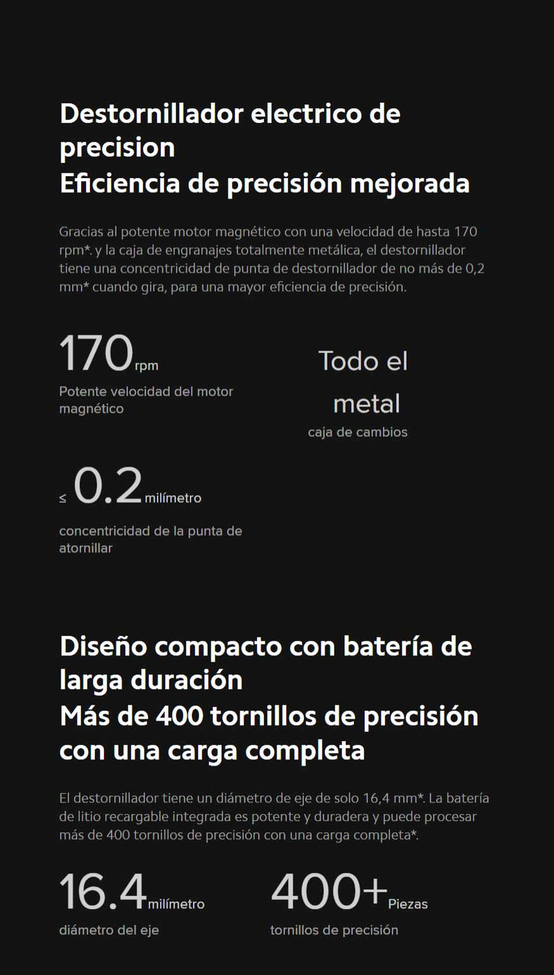 Kit Destornillador Eléctrico De Precisión