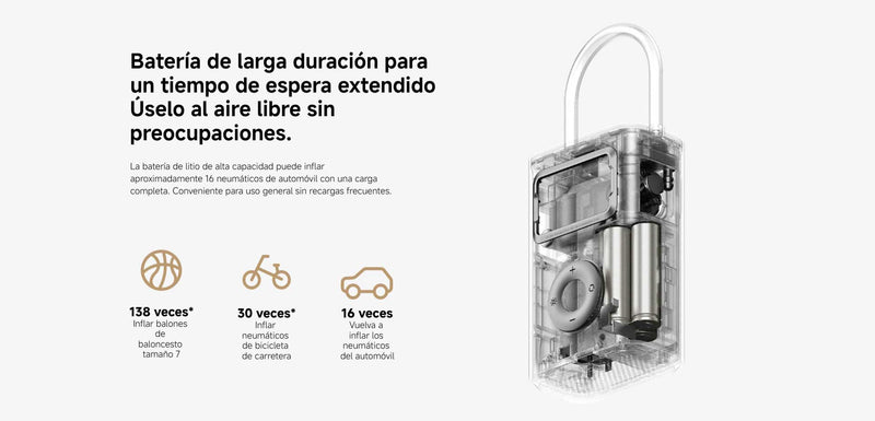 Compresor de Aire Xiaomi Portable Electric Air Compressor 2 Pro
