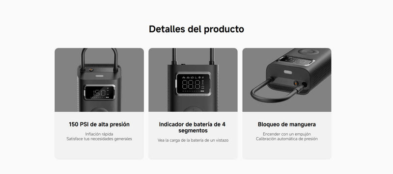 Compresor de Aire Xiaomi Portable Electric Air Compressor 2 Pro