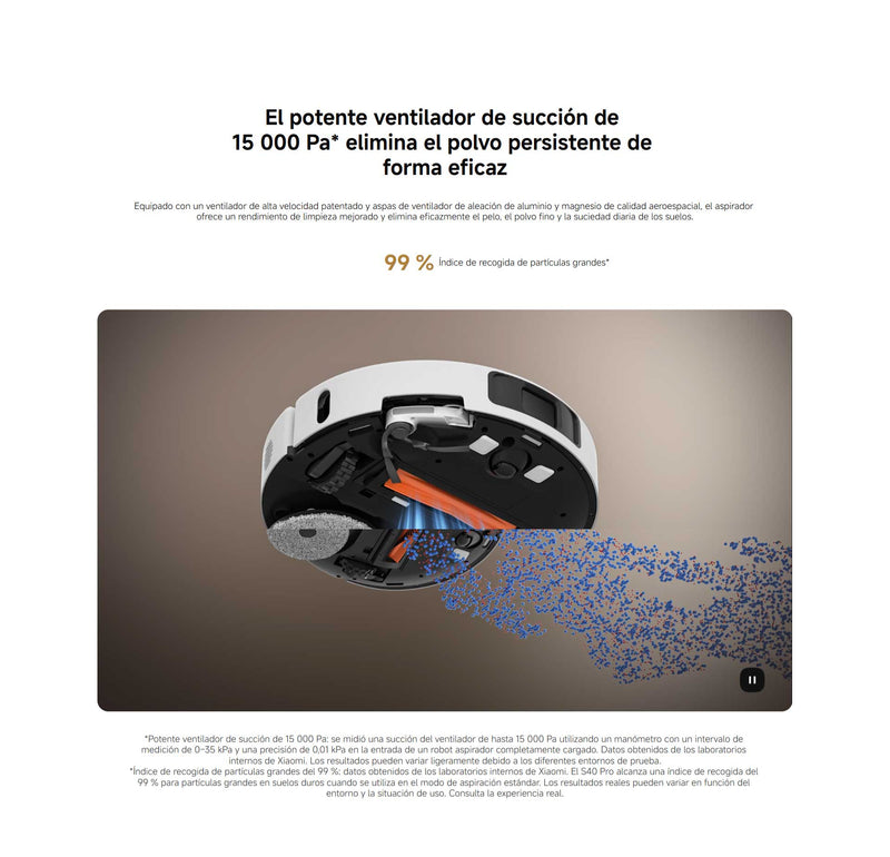 Aspiradora Robot Xiaomi S40Pro