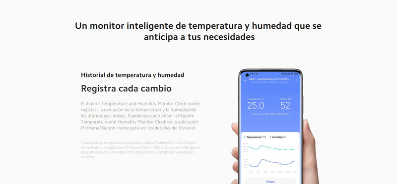 Monitor de Temperatura y Humedad Xiaomi Pro