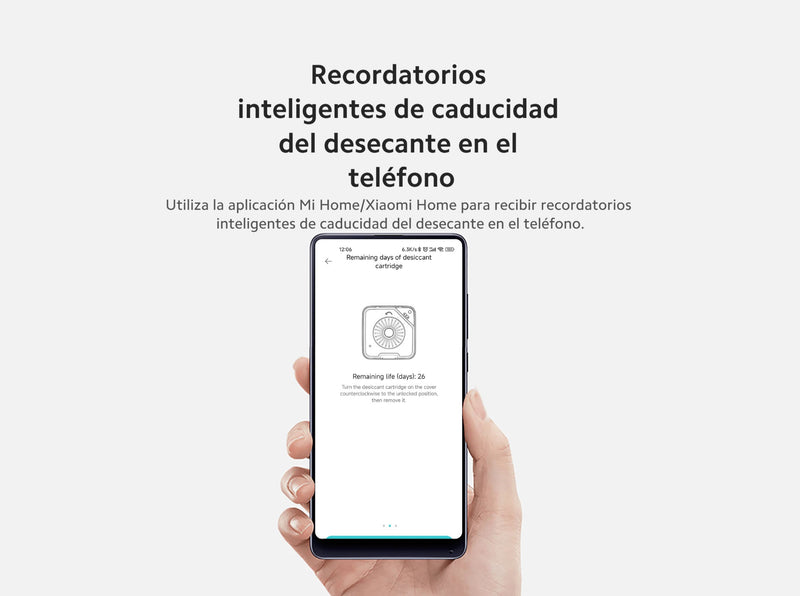 Cartucho desecante del comedero inteligente para mascotas