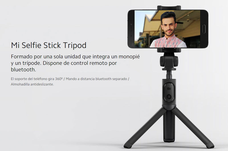 Trípode/Palo Selfie con Bluetooth