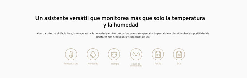 Monitor de temperatura y humedad Mi 3