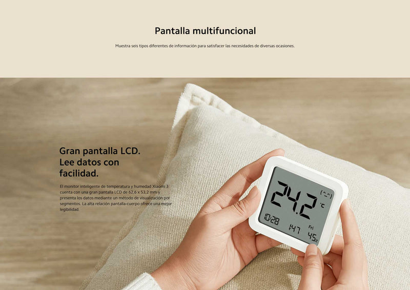 Monitor de temperatura y humedad Mi 3