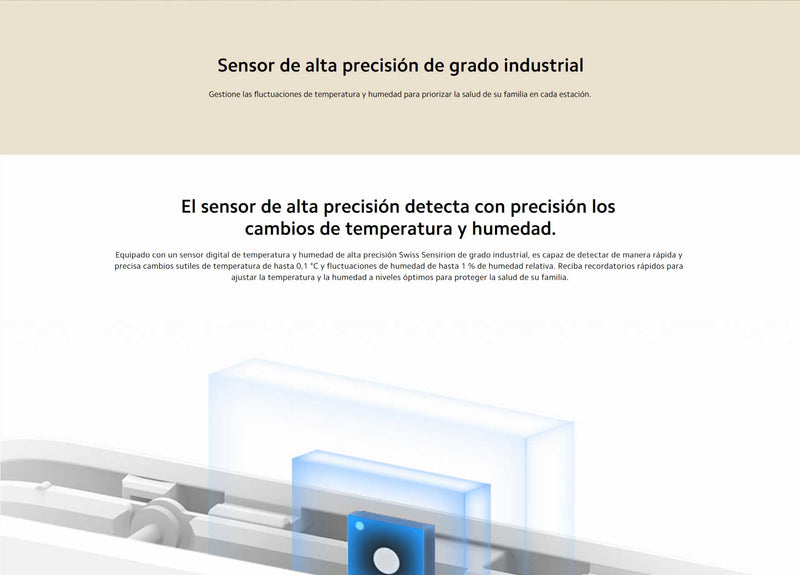 Monitor de temperatura y humedad Mi 3