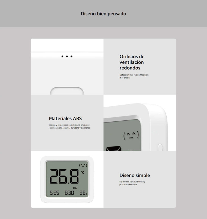 Monitor de temperatura y humedad Mi 3