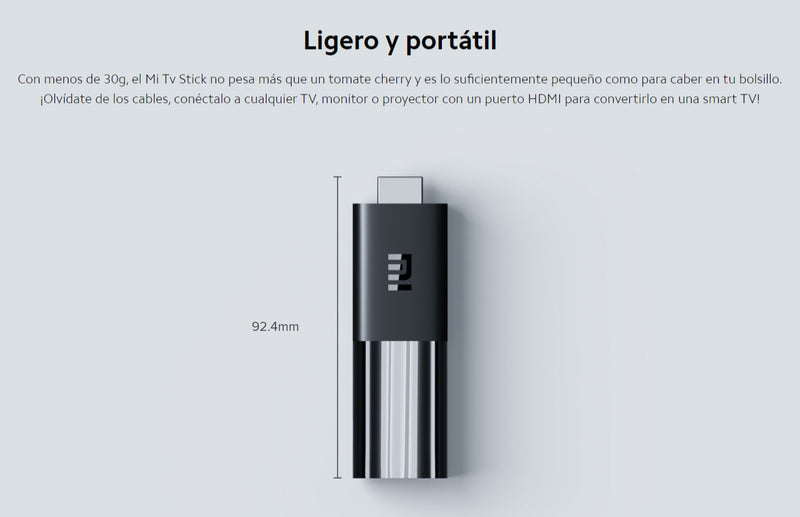 Mi TV Stick Reproductor Portátil de Contenido
