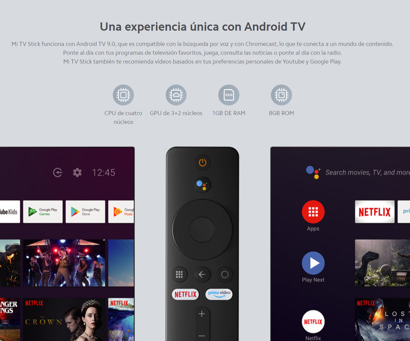 Mi TV Stick Reproductor Portátil de Contenido