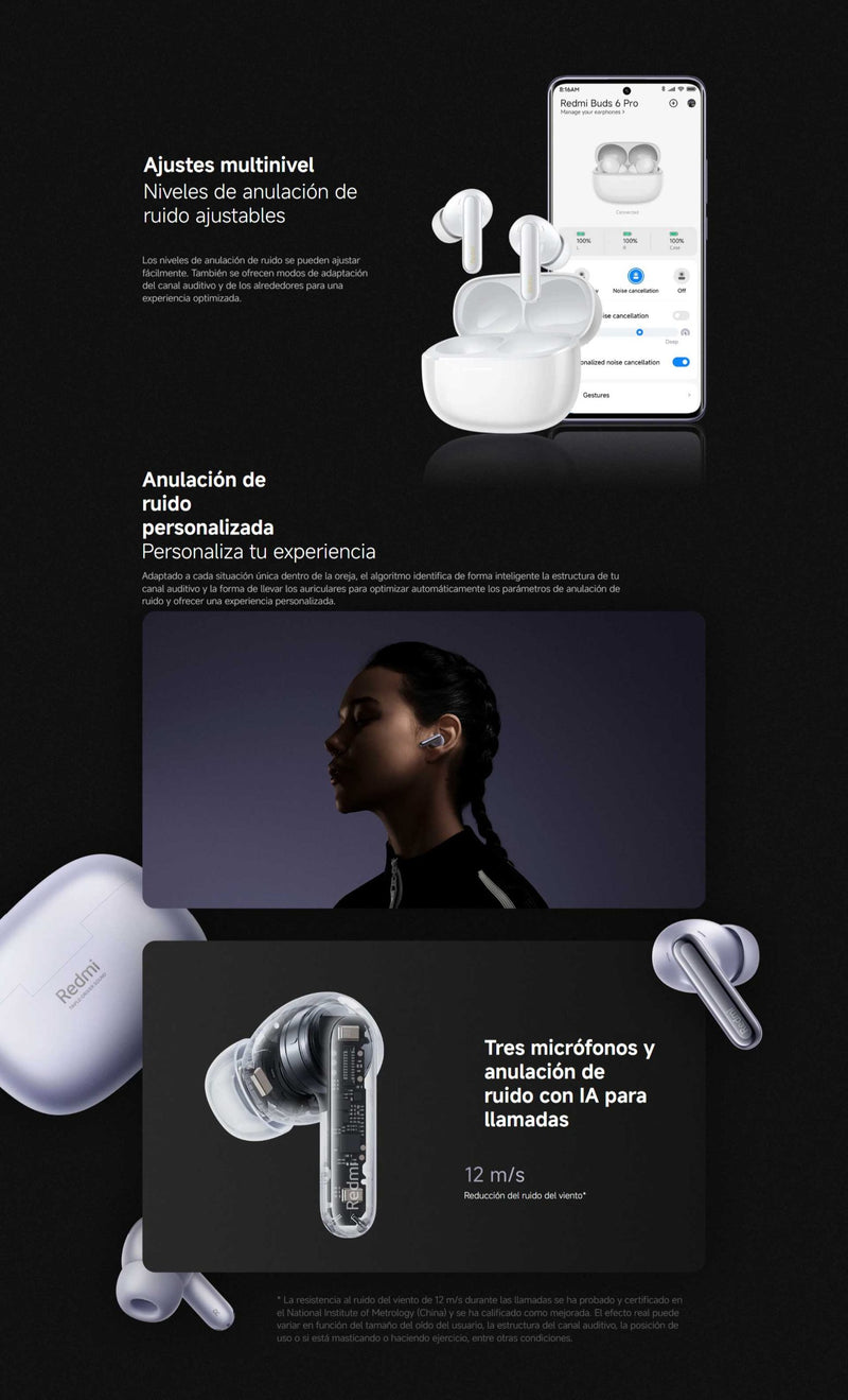 Auriculares Redmi Buds 6 Pro