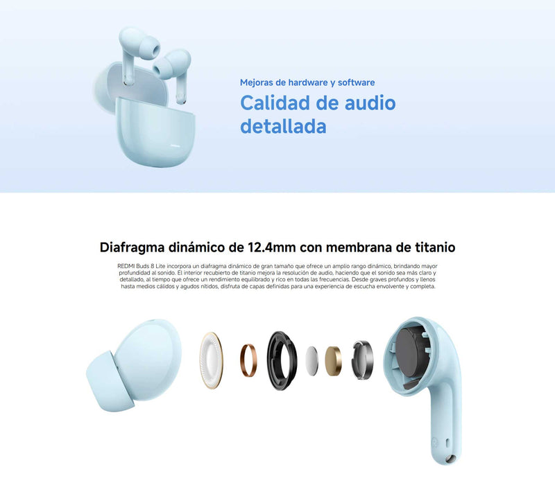 Auriculares REDMI Buds 8 Lite