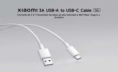 Cable USB-A a USB-C 3A Xiaomi (1m)