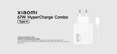 Xiaomi Combo Hyper Cargador 67W (Type-A)