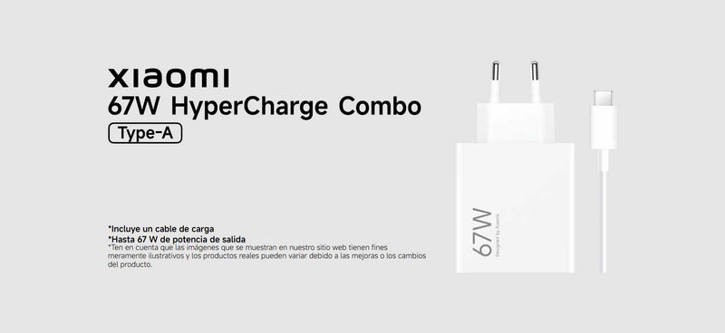Xiaomi Combo Hyper Cargador 67W (Type-A)