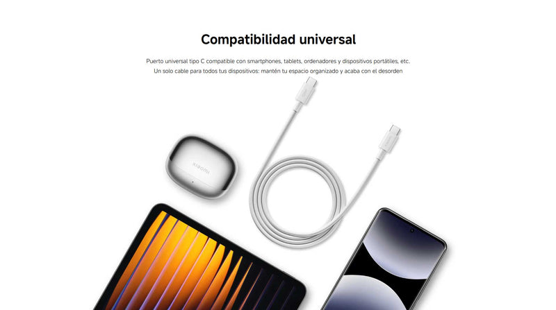 Xiaomi USB-C to USB-C Cable Trenzado (2m)
