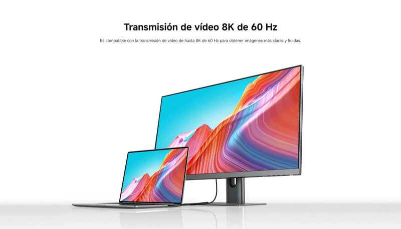 Cable Trenzado de Alta Velocidad USB4 Xiaomi 6A USB-C a USB-C (1m)