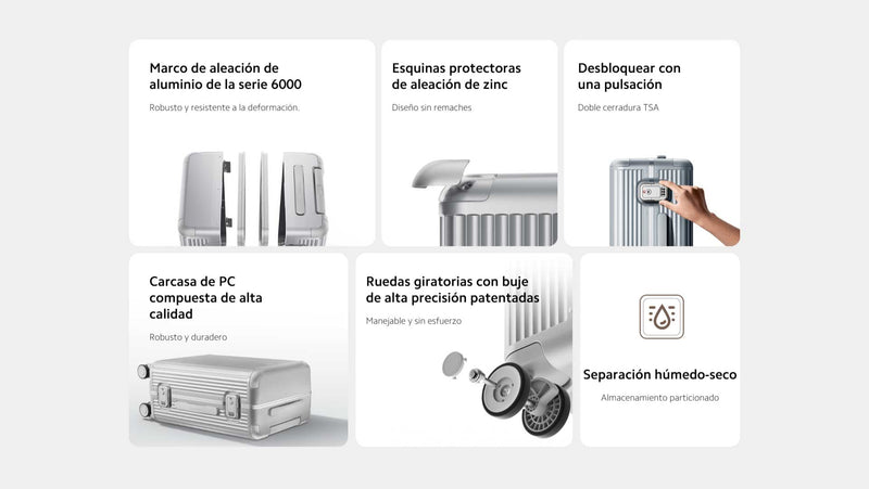 Valija con marco de aluminio Xiaomi 20