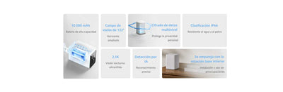 Cámara Solar de Exterior Xiaomi BW400 Pro Set