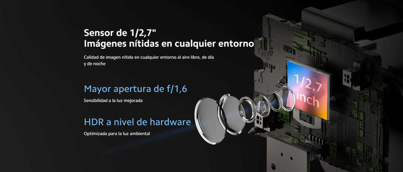 Cámara Solar de Exterior Xiaomi BW400 Pro Set