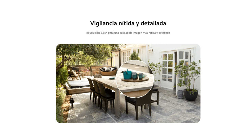 Cámara Solar de Exterior Xiaomi BW400 Pro Set