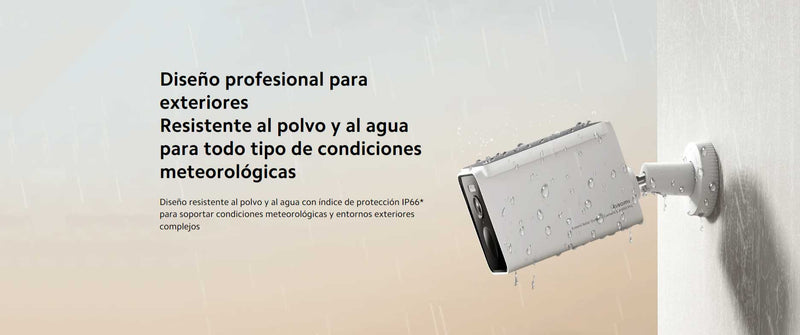 Cámara Solar de Exterior Xiaomi BW400 Pro Set