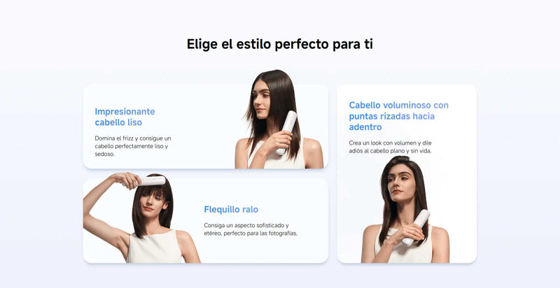 Cepillo Alisador de Pelo Inalámbrico Xiaomi