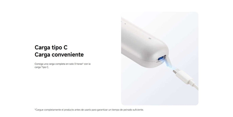 Cepillo Alisador de Pelo Inalámbrico Xiaomi