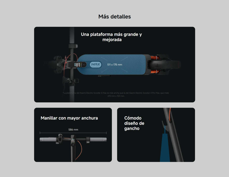 Scooter Eléctrico Xiaomi 5 Max