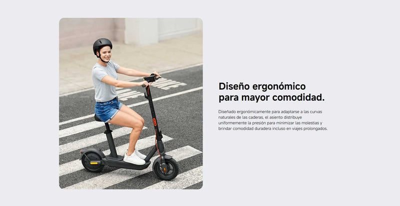 Scooter Eléctrico Xiaomi 5 Plus + Asiento