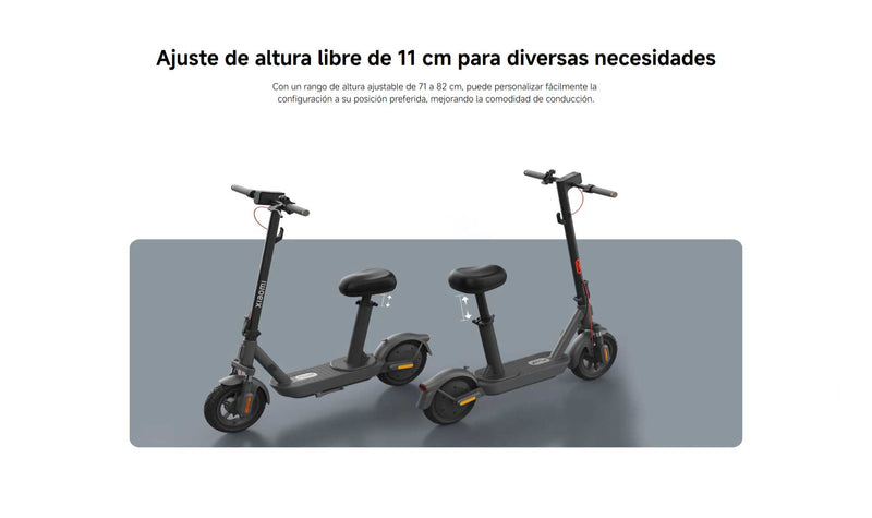 Scooter Eléctrico Xiaomi 5 Plus + Asiento