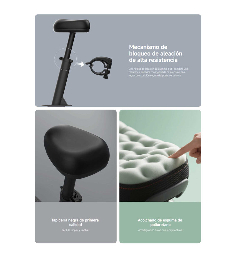 Scooter Eléctrico Xiaomi 5 Plus + Asiento