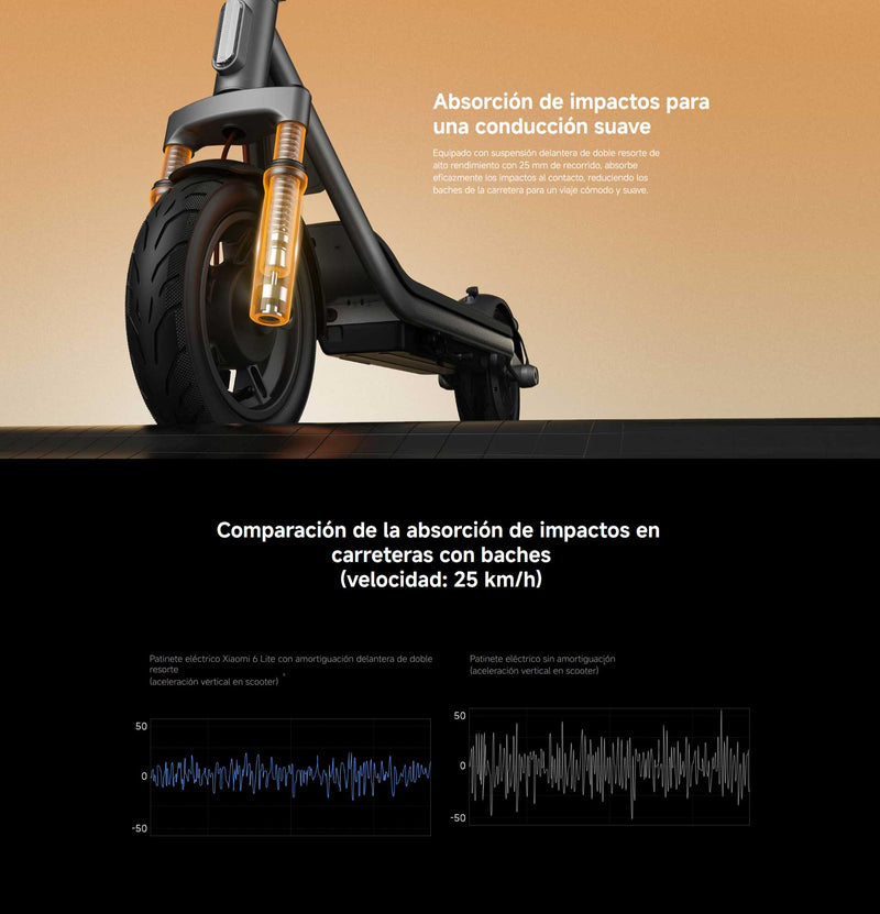 Xiaomi Scooter Eléctrico 6 Lite