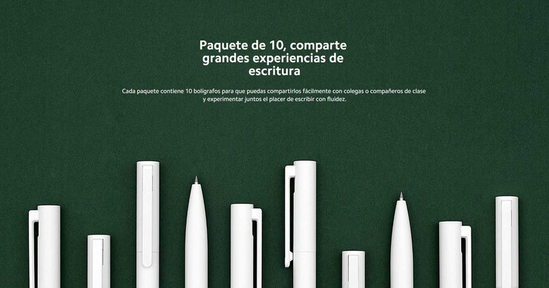 Xiaomi Bolígrafo de Alta Capacidad Pack de 10