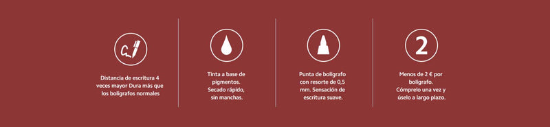 Bolígrafo de Gel Alta Capacidad Xiaomi Pack de 10
